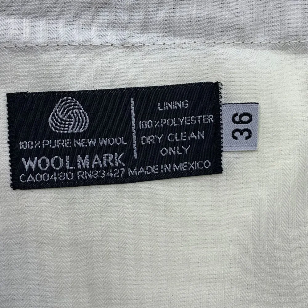 NWT Alfani Mens Flat Front Straight Leg Tan Wool Dress Pants Trousers Size 36x34